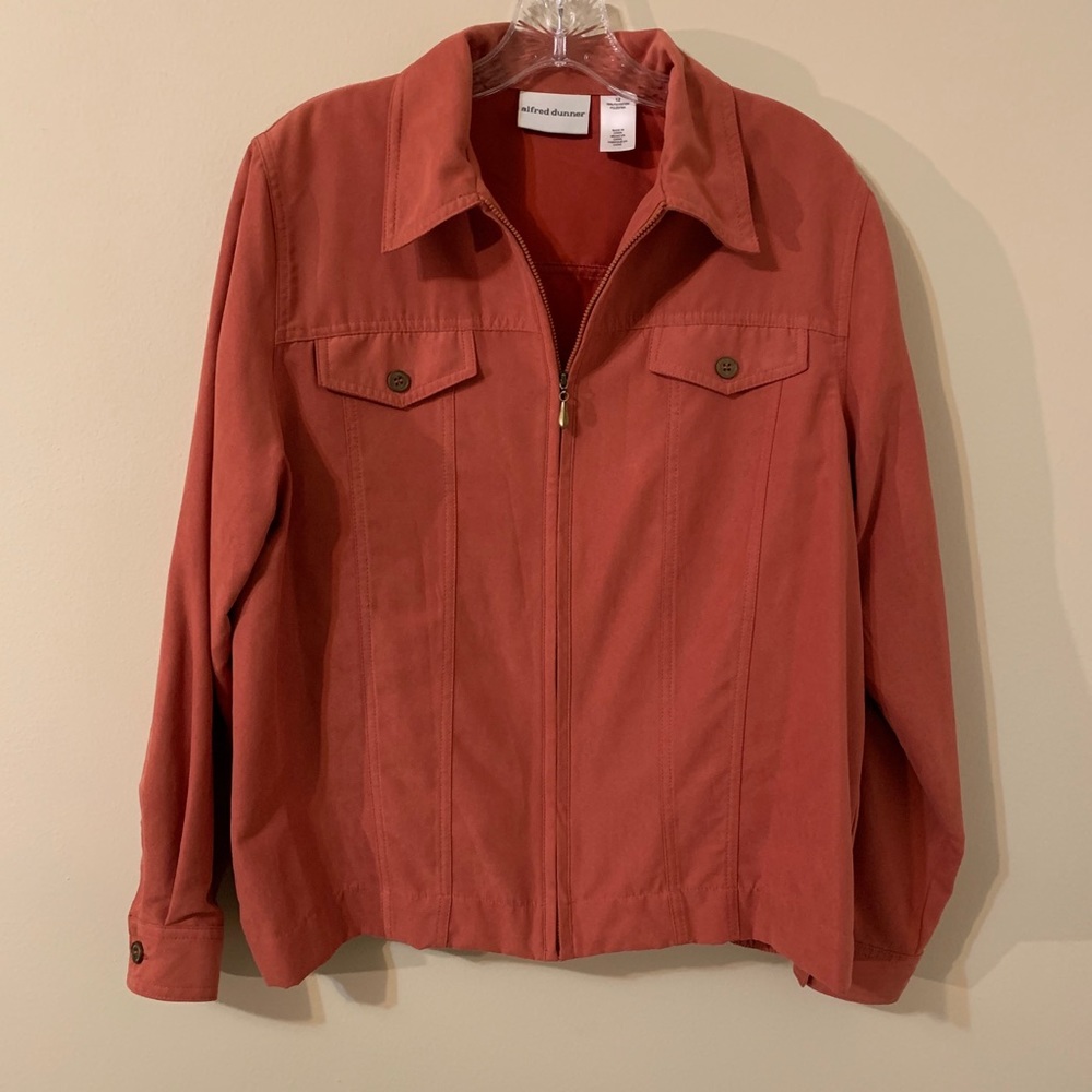 Alfred Dunner Zip up Lightweight Jacket